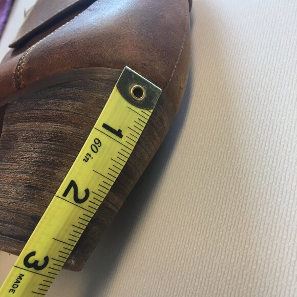 Steve Madden Bootie Jasperr Cuffed Tan Leather Size 9.5 Distressed - Picture 10 of 14